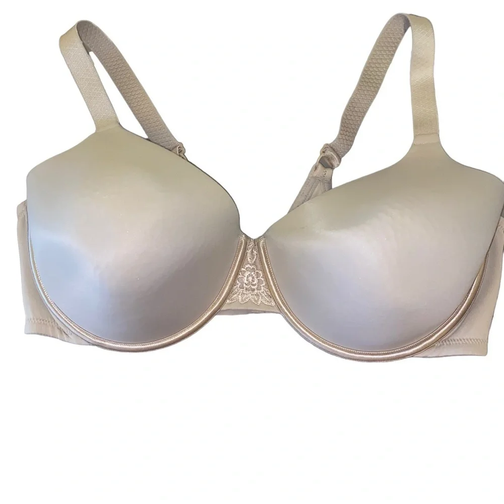 Vanity Fair Full Figure Beauty Back Smoothing Minimizer Bra Size 42DD - Picture 2 of 6